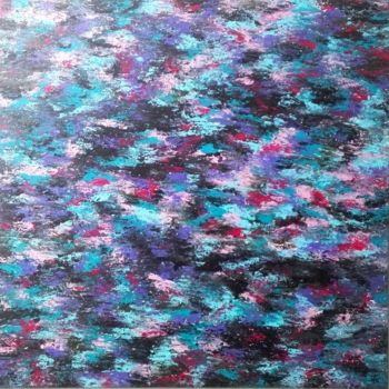 Painting titled "Nymphes" by Renaud Angerville-Langlois, Original Artwork, Acrylic