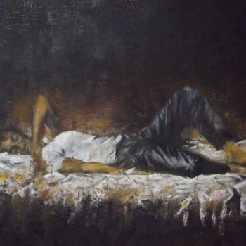 Painting titled "serie-noire-3.jpg" by Renaud Rabier, Original Artwork
