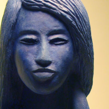 Sculpture titled "Naori" by Renaud Berton, Original Artwork, Clay