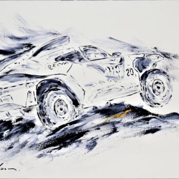 绘画 标题为“468_Audi-raid” 由René Goxes, 原创艺术品, 油