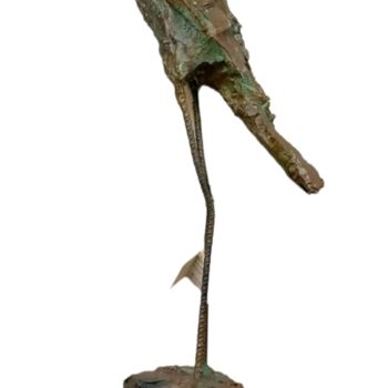 Sculpture intitulée "PATIENCIA" par René Jean Amba, Œuvre d'art originale, Résine
