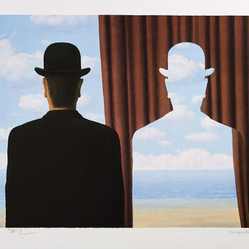 제목이 "René Magritte Décal…"인 판화 René Magritte로, 원작, 리소그래피