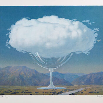 Gravures & estampes intitulée "La Corde Sensible" par René Magritte, Œuvre d'art originale, Lithographie