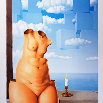 Estampas & grabados titulada "La Folie Des Grande…" por René Magritte, Obra de arte original, Litografía