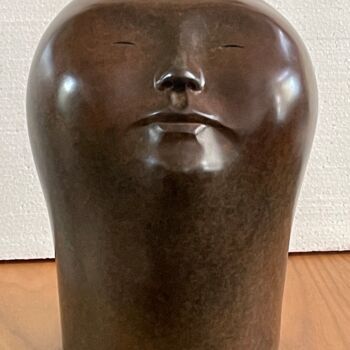 Sculpture titled "Joyful" by René Rikkelman, Original Artwork, Bronze