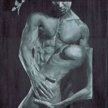 Malerei mit dem Titel "Tango" von Renée Bally, Original-Kunstwerk, Öl