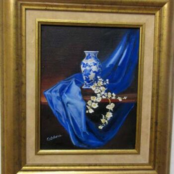 Painting titled "seringat" by Renée Estebanez, Original Artwork, Oil