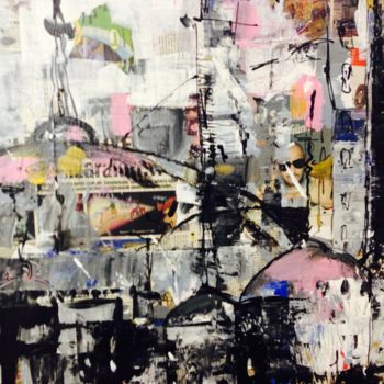 Pintura titulada "Istanbul 1" por Renée Oconel, Obra de arte original, Acrílico