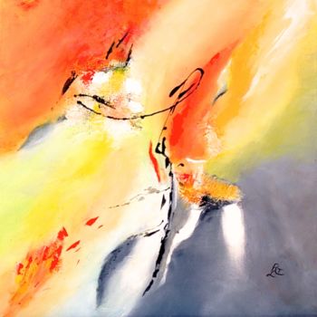 Painting titled "joueur-de-jazz-60-x…" by Renée Laffon Tailhan Rlt, Original Artwork