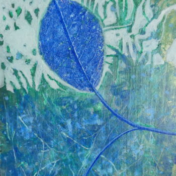 Peinture intitulée "Magnolia" par Renée Tortet, Œuvre d'art originale, Acrylique