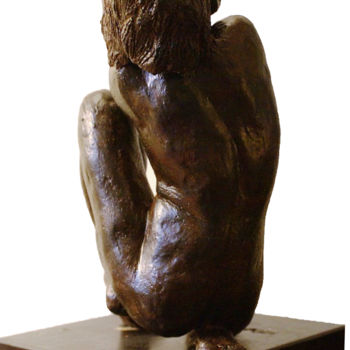Sculpture intitulée "Espoir" par Reno, Œuvre d'art originale, Argile