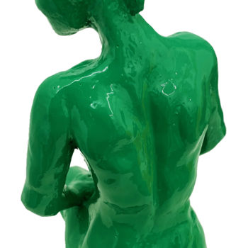 Sculpture intitulée "Pat'sback" par Reno, Œuvre d'art originale, Résine
