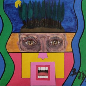 Pittura intitolato "Own Feeling" da Renzo Buggiani, Opera d'arte originale, Acrilico