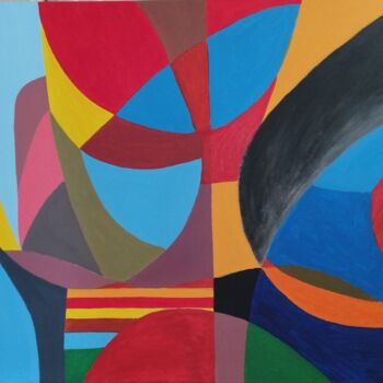 Peinture intitulée "Kaleidoscope" par Renzo Buggiani, Œuvre d'art originale, Acrylique