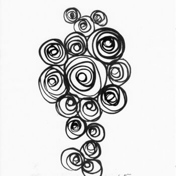 Tekening getiteld "Zen 32" door Renzo Campoverde, Origineel Kunstwerk