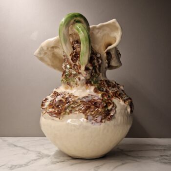 Escultura titulada "Vaso ceramica - n.20" por Renzo De Liberali, Obra de arte original, Cerámica