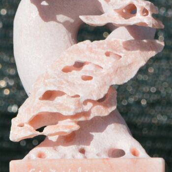 Sculpture titled "Bonsai evo small" by Cesar Valerio, Original Artwork, Stone