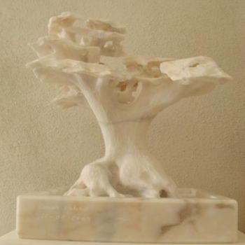 Escultura intitulada "bonsai" por Cesar Valerio, Obras de arte originais, Pedra