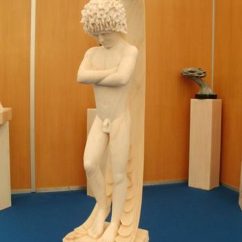 Sculpture intitulée "injustiça" par Cesar Valerio, Œuvre d'art originale, Pierre