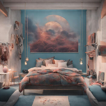 Arts numériques intitulée "Apartment For Life" par Reskatorsilver, Œuvre d'art originale, Impression numérique