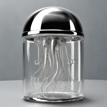 Artes digitais intitulada "Jellyfish" por Reskatorsilver, Obras de arte originais, Impressão digital