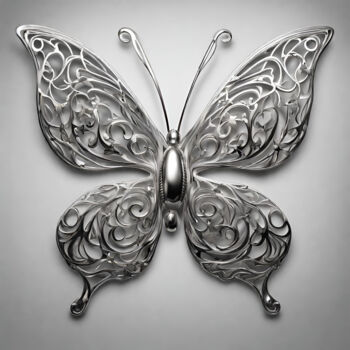 Arts numériques intitulée "Butterfly" par Reskatorsilver, Œuvre d'art originale, Impression numérique