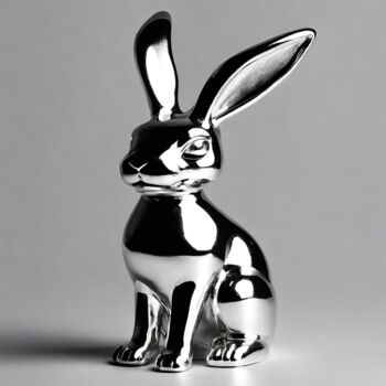 Digital Arts titled "Bunny" by Reskatorsilver, Original Artwork, Digital Print