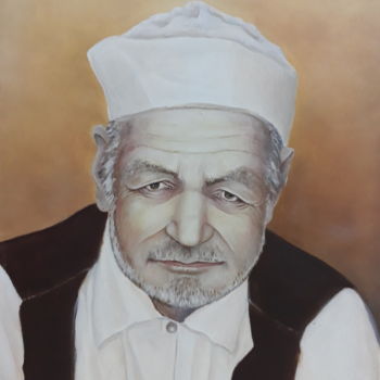 Peinture intitulée "PORTRE" par İShak Şafak, Œuvre d'art originale, Huile