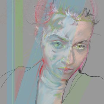 Arts numériques intitulée "Woman-9" par Ressmiye, Œuvre d'art originale, Peinture numérique