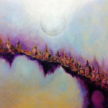 Pintura titulada "Un Mundo Soñado 1" por Antonio Blazquez Vieco, Obra de arte original, Oleo