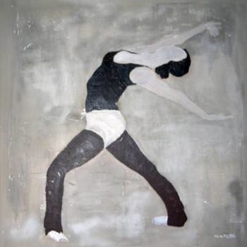 Painting titled "Ballet" by Karine Revellat, Original Artwork, Oil