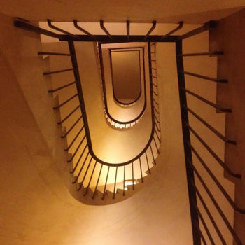 Fotografia intitulada "ESCALIER" por Karine Revillon, Obras de arte originais