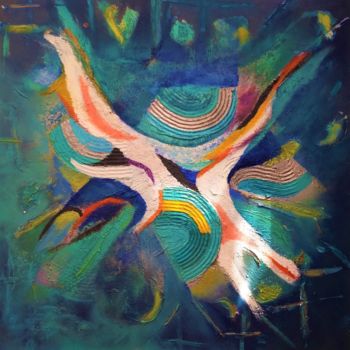 Painting titled "20171117-111636-jpg…" by Martine Rey, Original Artwork, Acrylic