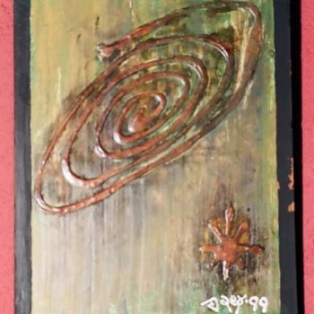 Painting titled "Andromeda magnitude" by Rey Villamosa, Original Artwork