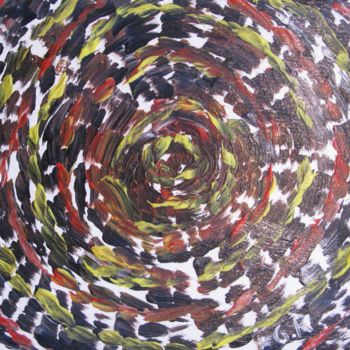 Peinture intitulée "Cyclone" par Régis Gerard, Œuvre d'art originale