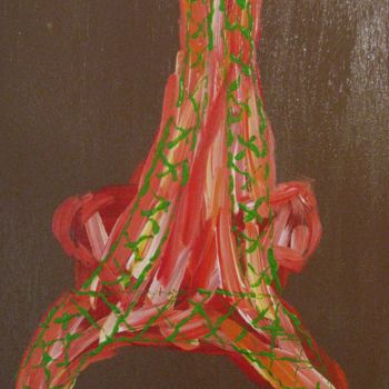 Pintura intitulada "dame de fer" por Régis Gerard, Obras de arte originais