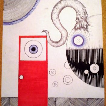 Drawing titled "Dante Donor of Eyes" by Rialzeeno, Original Artwork, Other