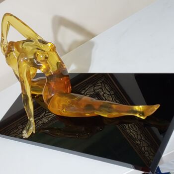 Sculpture titled "Nude Yogue female s…" by Ricardo Navarro, Original Artwork, Resin
