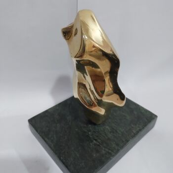 Sculpture titled "Escultura abstrata…" by Ricardo Navarro, Original Artwork, Bronze
