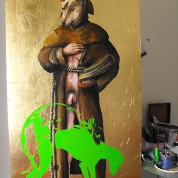 Malerei mit dem Titel "St Hamnibal Habitvs" von Ricardo Passos, Original-Kunstwerk
