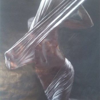 Painting titled "escape" by Riccardo Girardi, Original Artwork, Ink