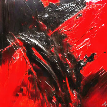 Arte digital titulada "Rojo Intenso" por Riccardo Zullian, Obra de arte original, Pintura Digital