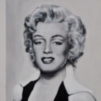 Peinture intitulée "Marilyn" par Richard Mangold, Œuvre d'art originale, Huile