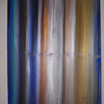 Malerei mit dem Titel "Neon Metalic" von Richard Mangold, Original-Kunstwerk, Öl