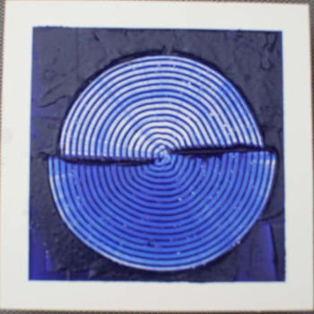 제목이 "Blue Sphere"인 미술작품 Richard Mangold로, 원작, 기름