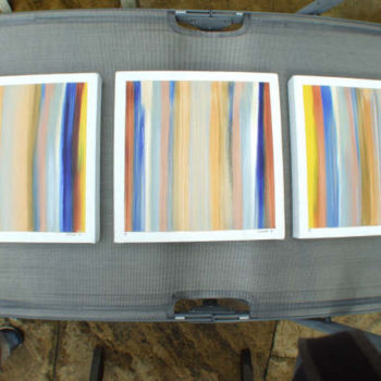 제목이 "Elements(Neon) 1,2,3"인 미술작품 Richard Mangold로, 원작, 기름