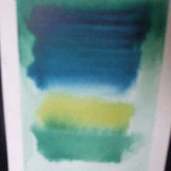 Pintura intitulada "Colour Field Green,…" por Richard Mangold, Obras de arte originais, Óleo