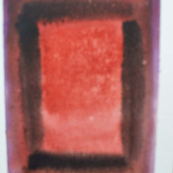Malerei mit dem Titel "Colour Field ,Red,…" von Richard Mangold, Original-Kunstwerk, Öl