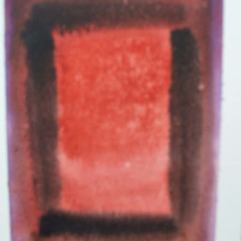 Peinture intitulée "Colour Field ,Red,…" par Richard Mangold, Œuvre d'art originale, Huile