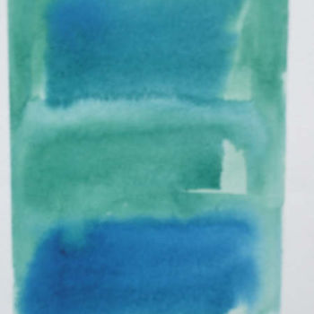 Peinture intitulée "ColourField Green,B…" par Richard Mangold, Œuvre d'art originale, Huile